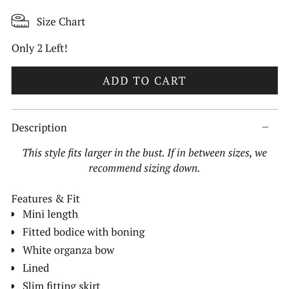 Mackenzie Mini Dress- Park and Fifth. Worn once, has been hand washed. Size XL. - Picture 6 of 6